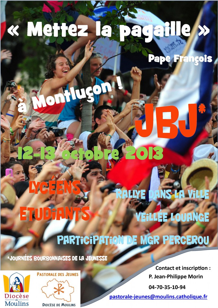 Affiche JBJ 12-13 octobre 2013