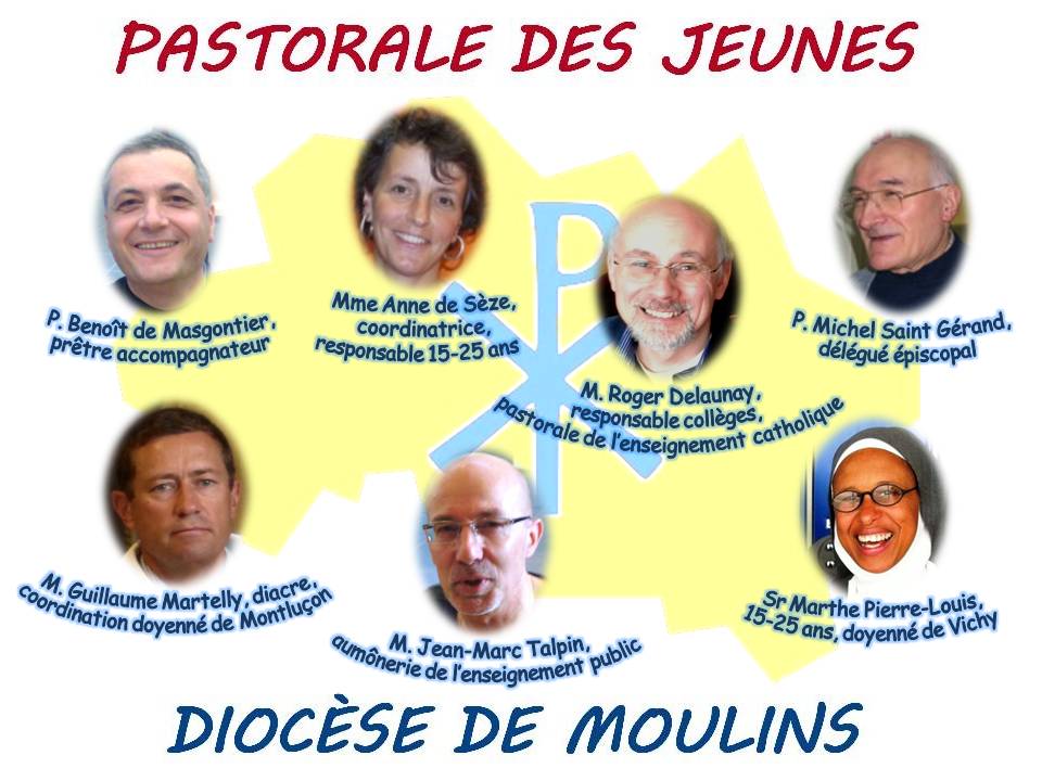 Les membres du service Pastoral des Jeunes