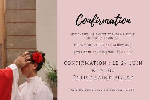 Confirmations Vichy