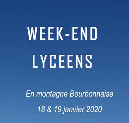 WE SKI/SPI le 18/19 avril pour les lycéens de Vichy