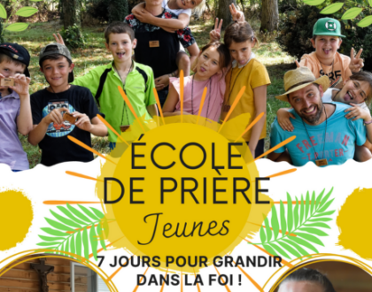 ECOLE PRIÈRE JEUNES 2024