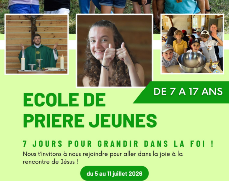 Ecole de Prière Jeunes 2026